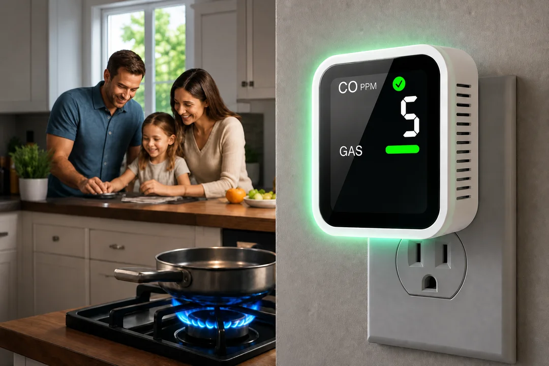 Two Invisible Threats. One Plug.Peace of Mind for You Both.