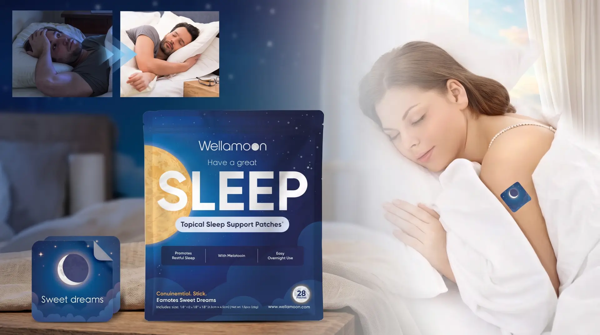 Catch Some Zzz's with Wellamoon SleepSupport Patches